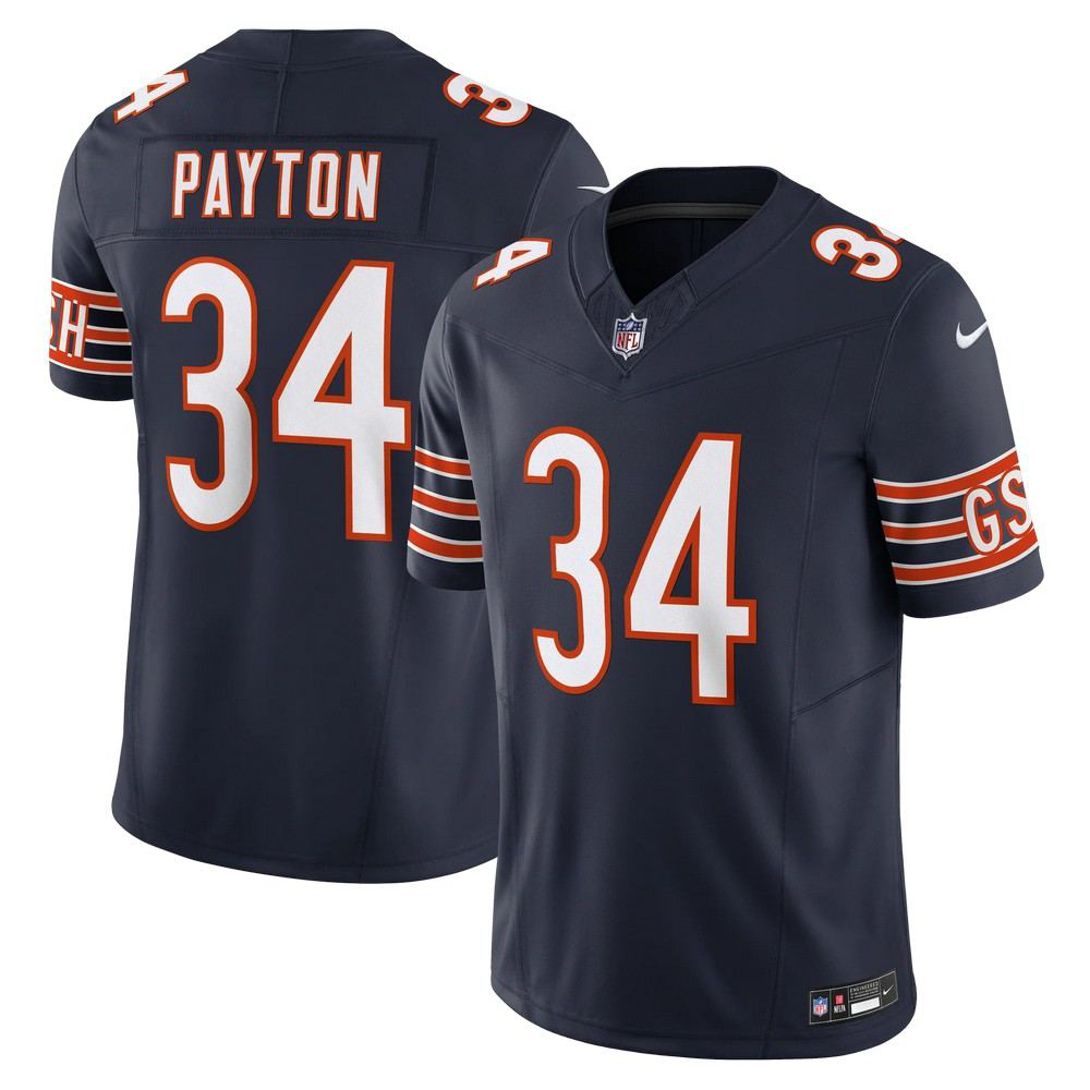 Walter Payton Chicago Bears Nike Vapor F.U.S.E. Limited Jersey - Navy-GridironStore